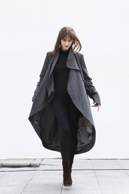 15 Fashionable Outfits With A Long Coat For This Fall - Styleoholic