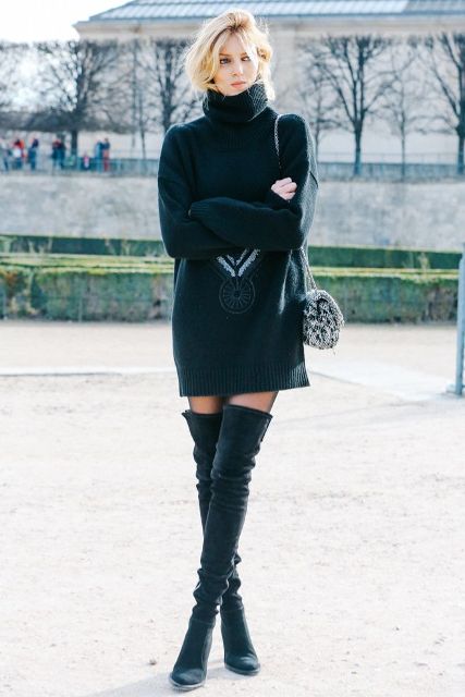 20 Sexy Fall Outfits With Thigh-High Boots To Try This Season ...