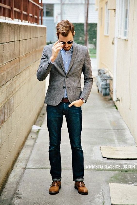 26 Chic Tweed Blazer And Jacket Looks For Men - Styleoholic