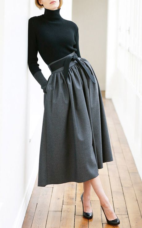How To Style A Midi Skirt For Fall: 29 Ideas - Styleoholic