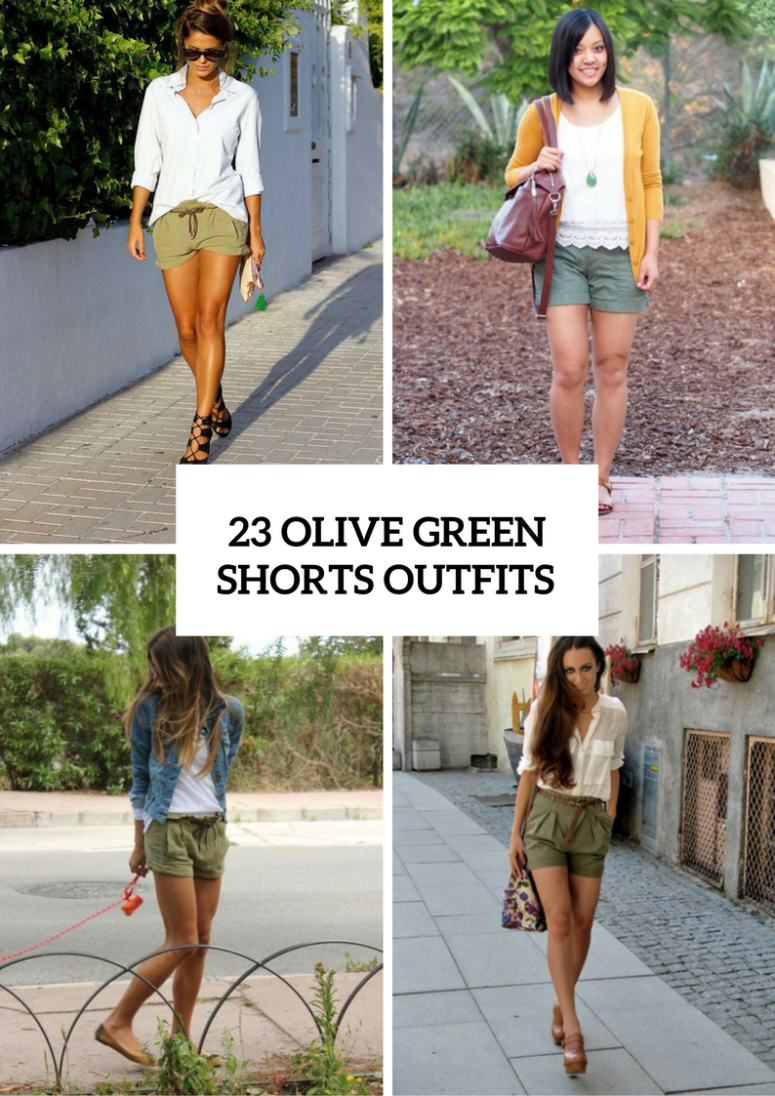 23 Olive Green Shorts Outfits For Ladies - Styleoholic
