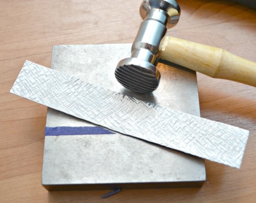 Minutes DIY Textured Stamped Cuff