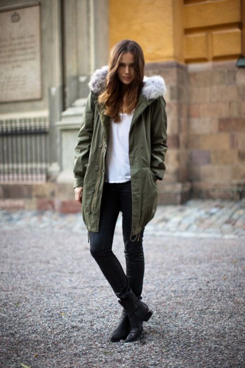 Creative And Stylish Ways To Wear A Parka Right Now