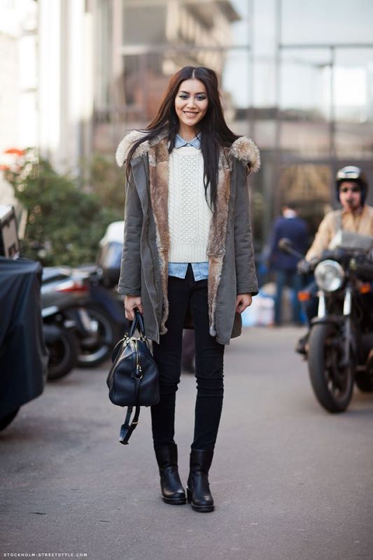 Creative and stylish ways to wear parka right now  13