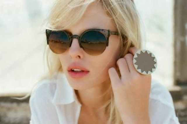 Picture Of Beautiful Semi Rimless Sunglasses For This Season 8