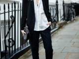 15 Comfortable Fall Outfits With Trendy Long-Line Blazers11
