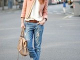 15 Fashionable Casual Fall Outfits With Cropped Jackets3