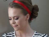 15 Incredibly Easy Hairstyle With Ribbon For Every Day 13