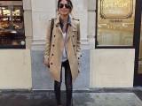 15 Perfect Fall Outfits With Nude Trench Coat12