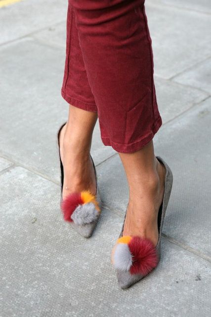 Picture Of Pom Pom Heels For Every Fashionable Girl  10