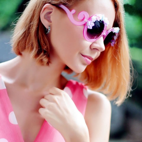 Picture Of Romantic Flower Sunglasses For Summer 12