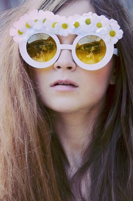 Picture Of Romantic Flower Sunglasses For Summer 3
