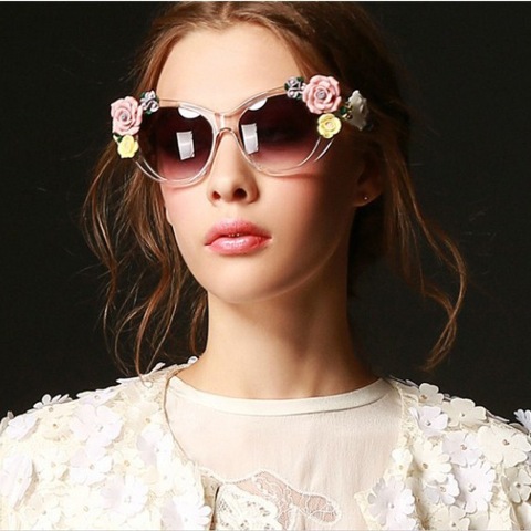 Picture Of Romantic Flower Sunglasses For Summer 7