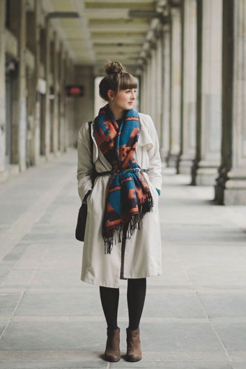 Chic Belted Scarf Trend To Try This Fall And Winter