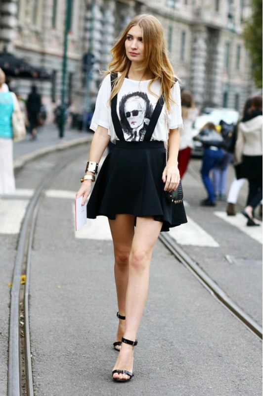 Picture Of cool looks with suspenders to love and recreate now  2
