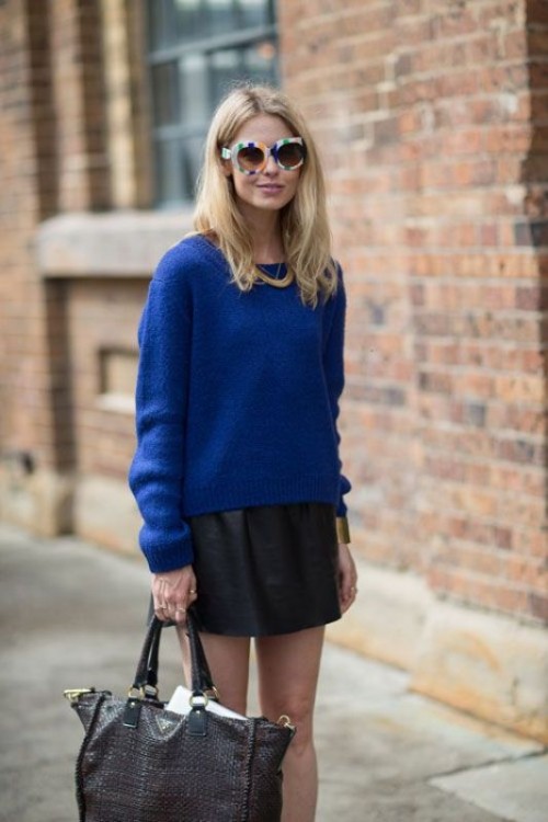 Cool Ways To Style A Simple Sweater In Spring