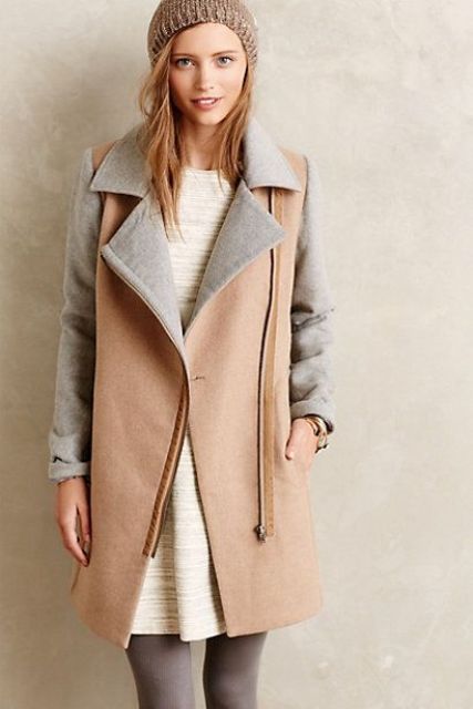 Fall Outfits With Two Color Coats