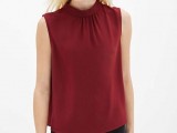 16 High Neck Blouse Ideas To Look Trendy8