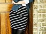 16 Work Outfits With Stripes For Ladies9