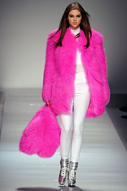 Colored Fur Coats For Fall And Winter
