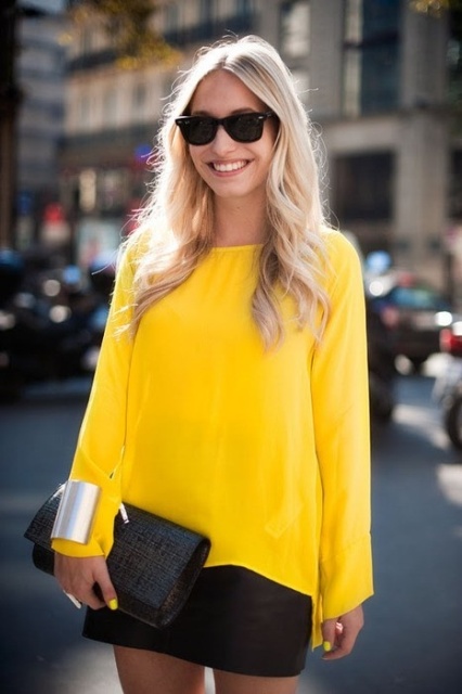 Bright Office Looks In Yellow Shades