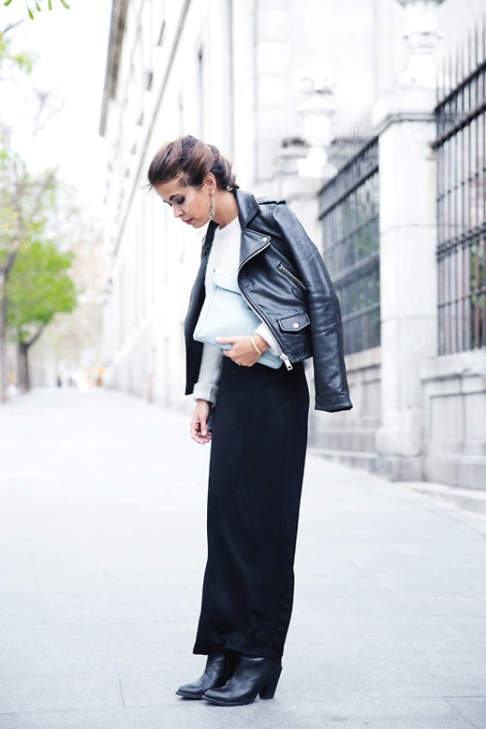 Fabulous ways to wear full and sassy maxi skirts this fall  14