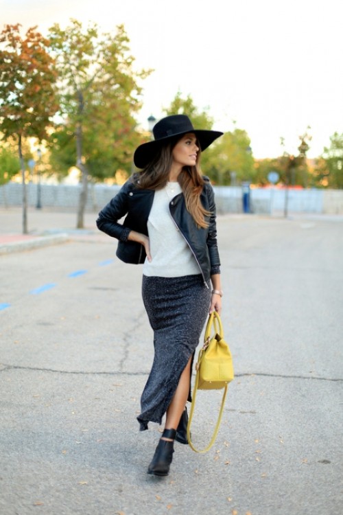Fabulous Ways To Wear Full And Sassy Maxi Skirts This Fall