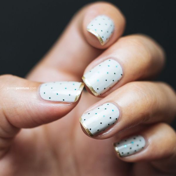 Ways to spice up your casual french manicure  6