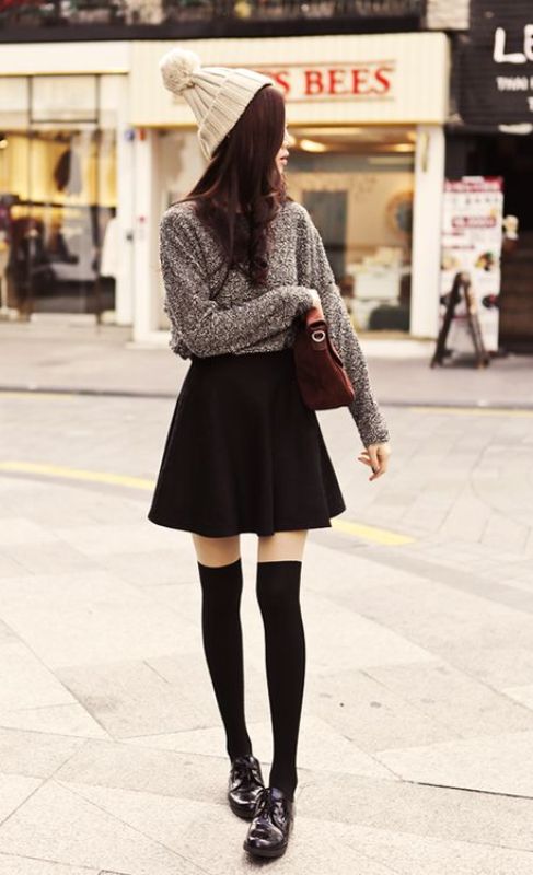 Beautiful Sweater And Skirt Combinations For Fall