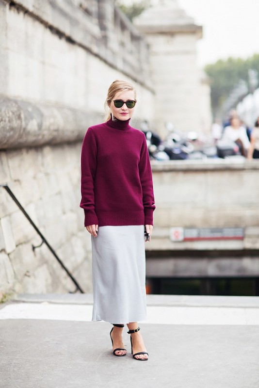 Beautiful sweater and skirt combinations for fall  18