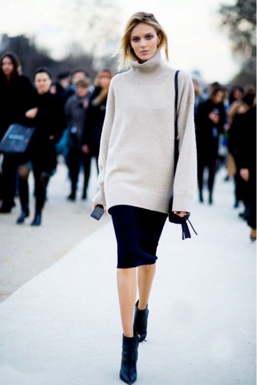 Beautiful Sweater And Skirt Combinations For Fall