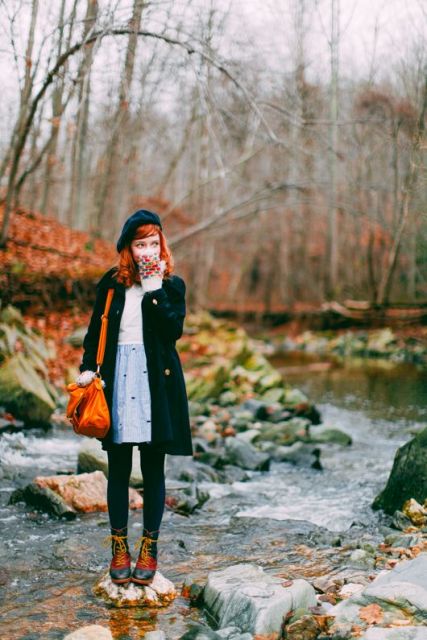 Chic Ways To Rock A Beret This Fall