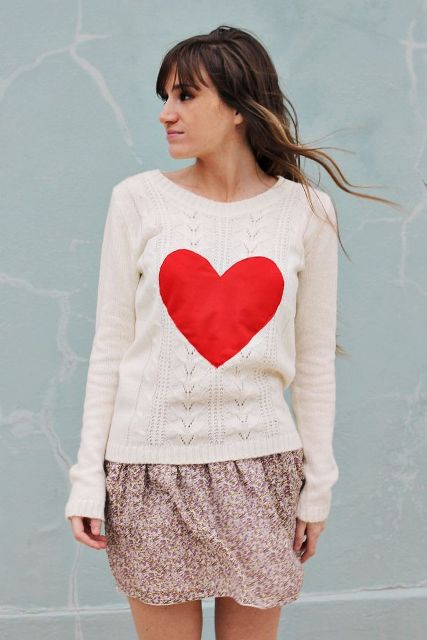 Ideas Of Heart Print Shirts For Valentine’s Day