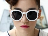 20 Trendy White Frame Sunglasses For This Summer