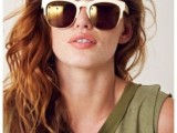 20 Trendy White Frame Sunglasses For This Summer12