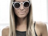 20 Trendy White Frame Sunglasses For This Summer14