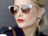 20 Trendy White Frame Sunglasses For This Summer19