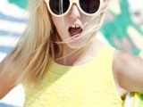 20 Trendy White Frame Sunglasses For This Summer7
