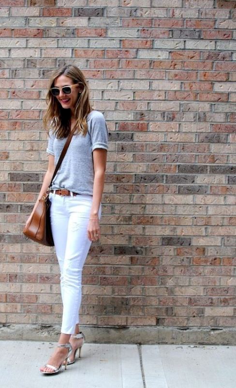 Picture Of awesome ways to wear white jeans this summer  18