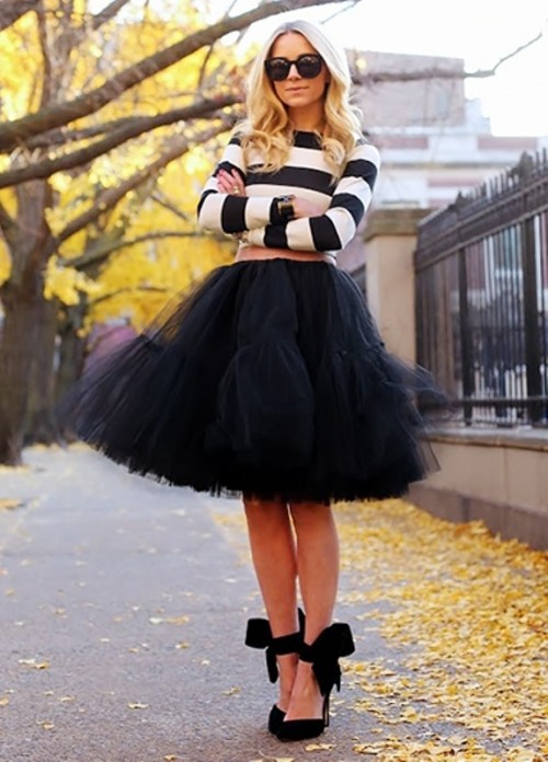 Fab Ways To Wear A Feminine Tulle Skirt