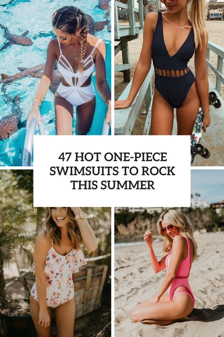 47 Hot One-Piece Swimsuits To Rock This Summer
