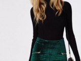16 Awesome Velvet Skirt Ideas For Every Girl4
