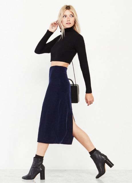 Picture Of Awesome Velvet Skirt Ideas For Every Girl 8