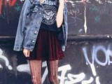 16 Awesome Velvet Skirt Ideas For Every Girl9