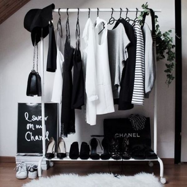 Simple and stylish minimalist closet ideas  8