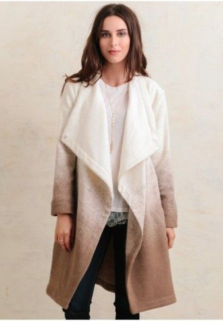 Charming Ombre Coats For The Cold Season