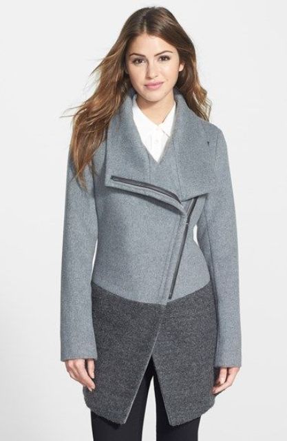 Wonderful Asymmetrical Zip Coats For Winter