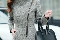 15 Wonderful Asymmetrical Zip Coats For Winter6