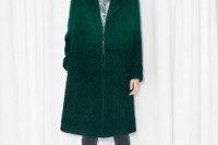 18 Chic Emerald Coats For Winter8