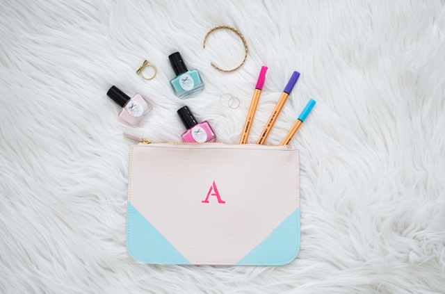 Picture Of Funny DIY Monogram Clutch 6
